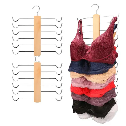 1pc Traceless Multi Layer Underwear Hanger Folding Camisole Bra Storage  Rack For Clothes Storage, 24/7 Customer Service