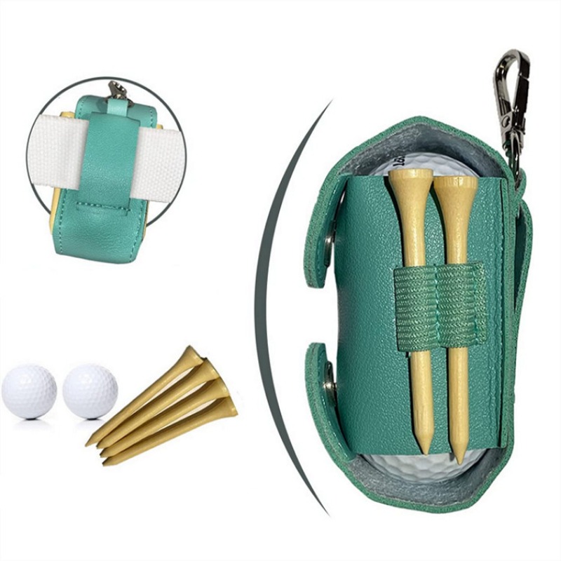 Waterproof Pu Leather Golf Club And Ball Holder - Durable And Stable Golf  Storage Bag For Golf Lovers - Temu Japan