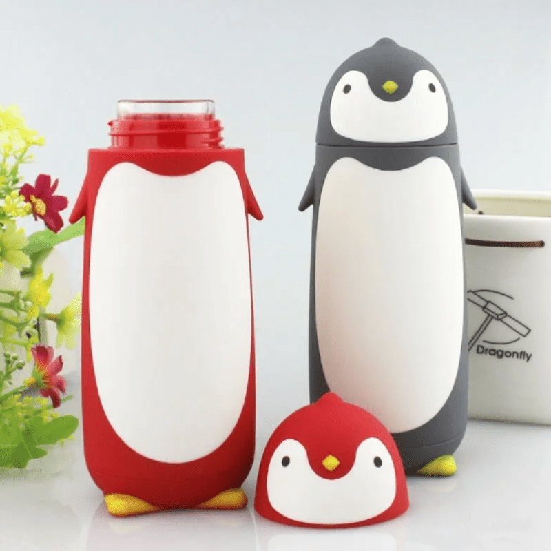 Penguin Water Bottles For School Insulated Cups - Temu