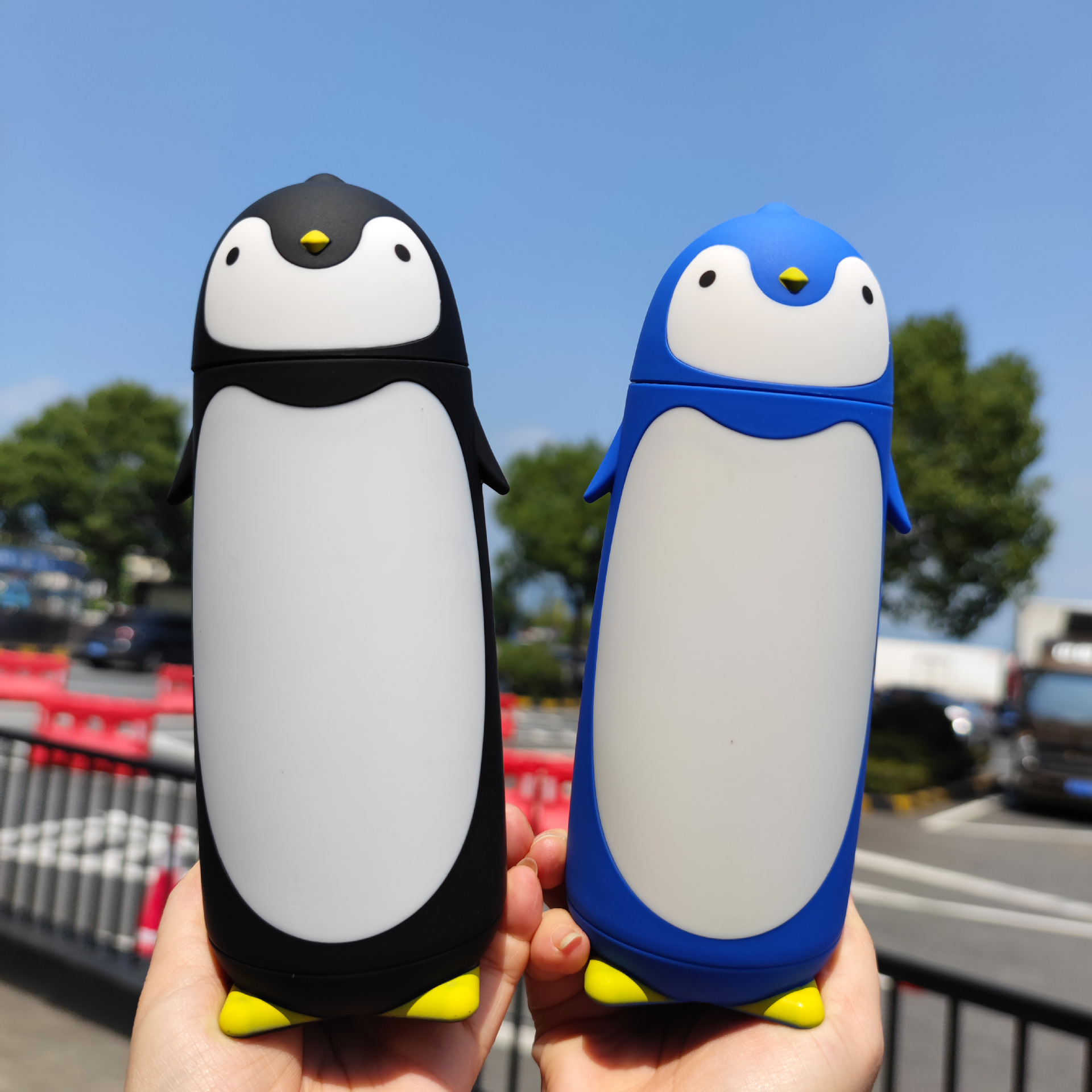 Penguin Water Bottles For School Insulated Cups - Temu