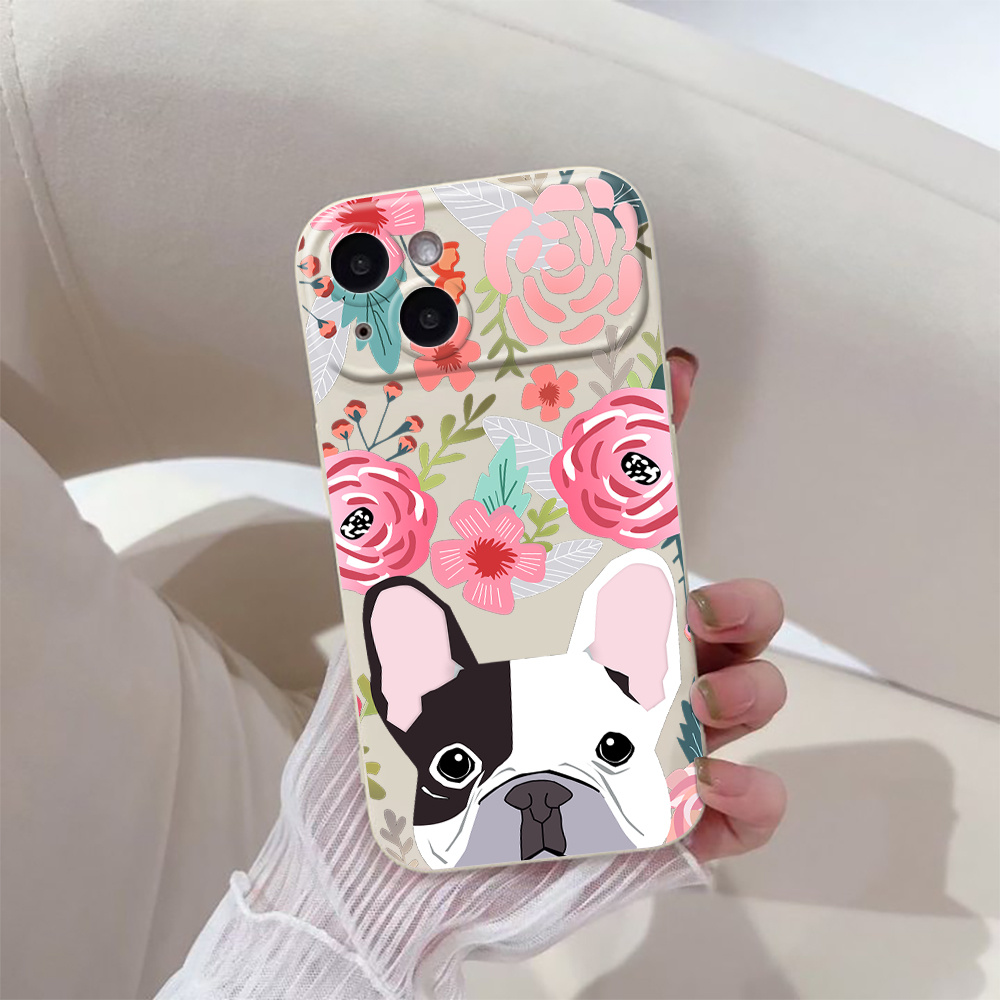 

Puppy Graphic Printed Phone Case For Iphone 15 14 13 12 11 X Xr Xs 8 7 Mini Plus Pro Max Se, Gift For Easter Day, Christmas Halloween Deco/ Gift For Girlfriend, Boyfriend, Friend Or Yourself