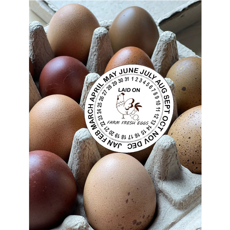 Custom Egg Stamp For Fresh Eggs Seal Farm Mini Egg Stamp