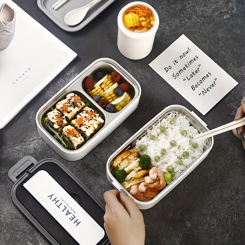 Leakproof Stainless Steel Bento Box For Adults And Teens - Temu
