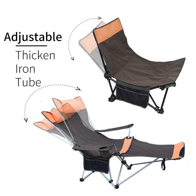 Camping Chair Outdoor Fishing Chair Backrest Small Stool Folding Chair  Beach Chair Recliner Chair Portable Lunch Break Wild Sports Folding Chair -  Sports & Outdoors - Temu