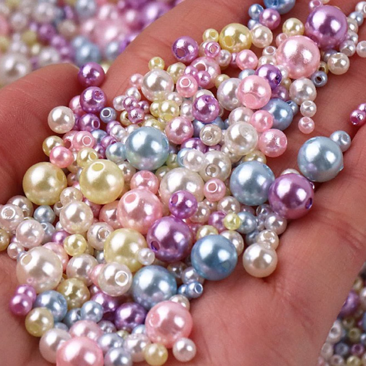 150pcs Faux Pearls Decorative Beads for Sewing Crafts Clothes