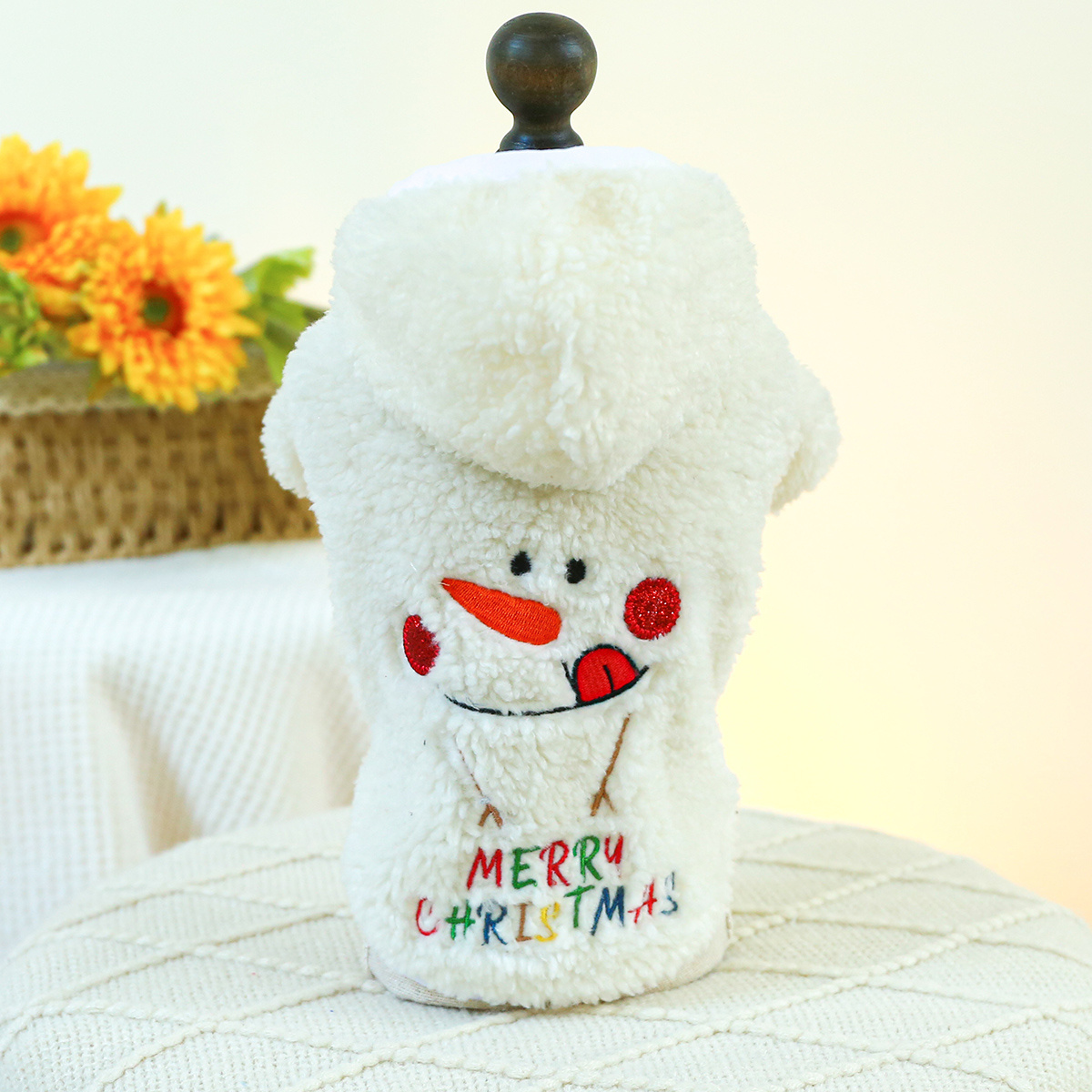 Snowman hot sale dog sweater