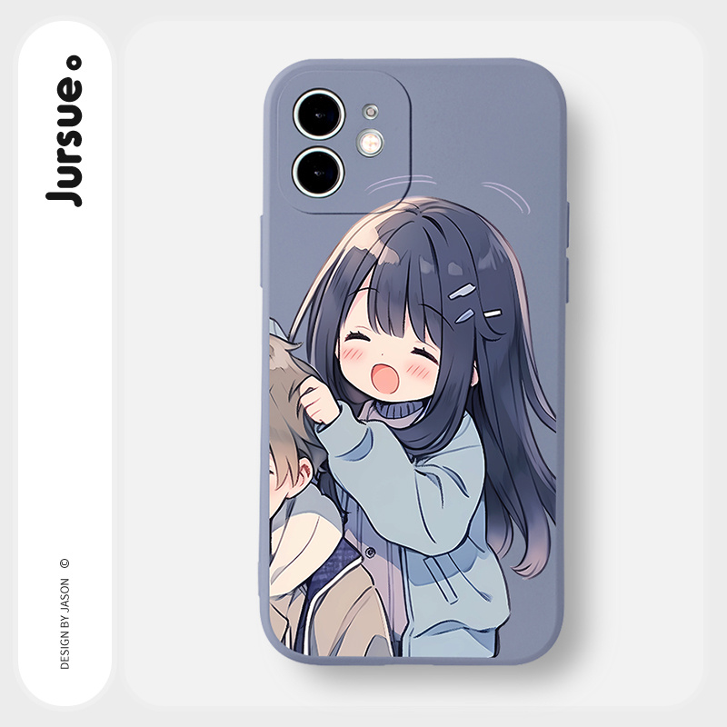 Funny Cartoon Anime Shockproof Soft Phone Case Iphone - Temu