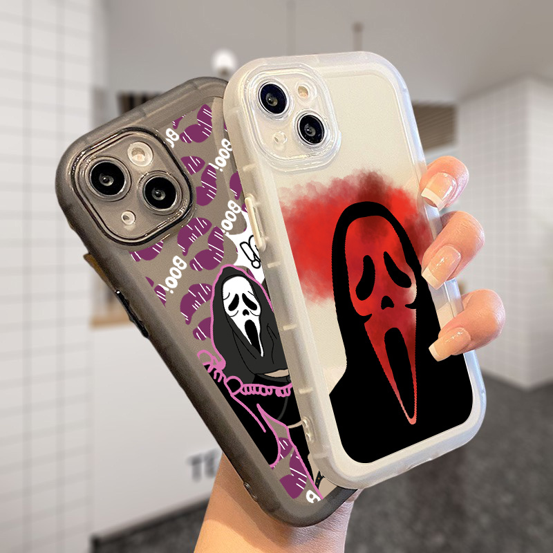 Halloween Skull Graphic Luxury Shockproof Phone Case For Iphone 15 14 13 12  11 Pro Max X Xr Xs 7 8 Plus Cpp Silicone Bumper Transparent Hard Back Soft  Cover Fall Phone Cases - Temu Israel