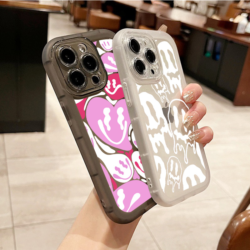 

2pcs Halloween Element Puzzle Graphic Luxury Shockproof Phone Case For Iphone 15 14 13 12 11 Pro Max X Xr Xs 7 8 Plus Silicone Bumper Transparent Hard Back Soft Cover Fall Phone Cases