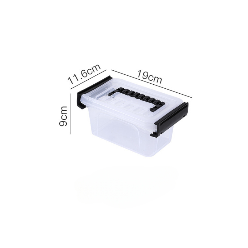 Small Storage Bins Stackable Plastic Storage Box With Lid - Temu