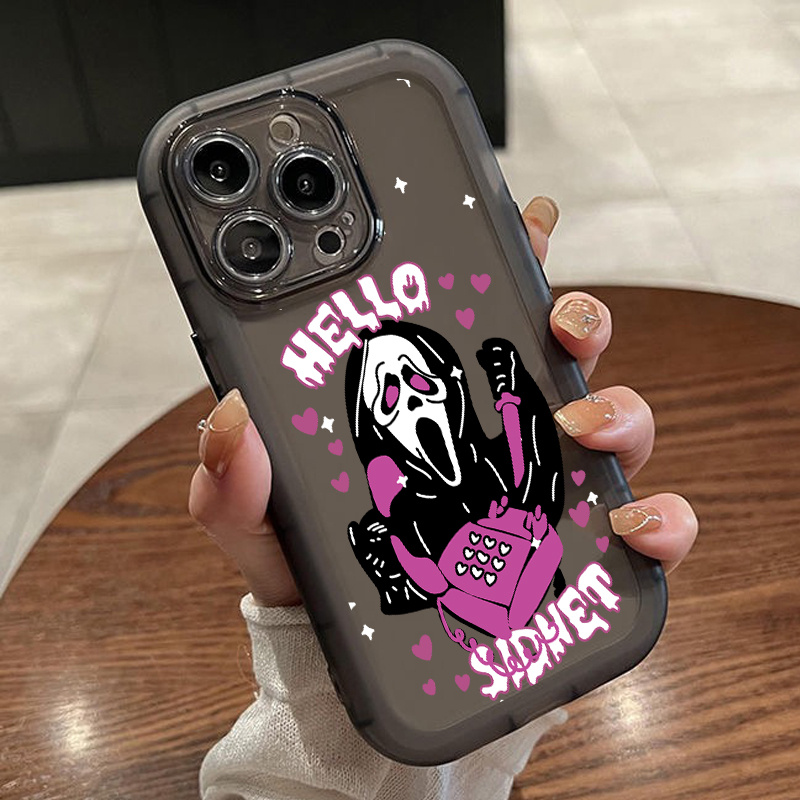 Halloween Skull Graphic Luxury Shockproof Phone Case For Iphone 15 14 13 12  11 Pro Max X Xr Xs 7 8 Plus Cpp Silicone Bumper Transparent Hard Back Soft  Cover Fall Phone Cases - Temu Israel