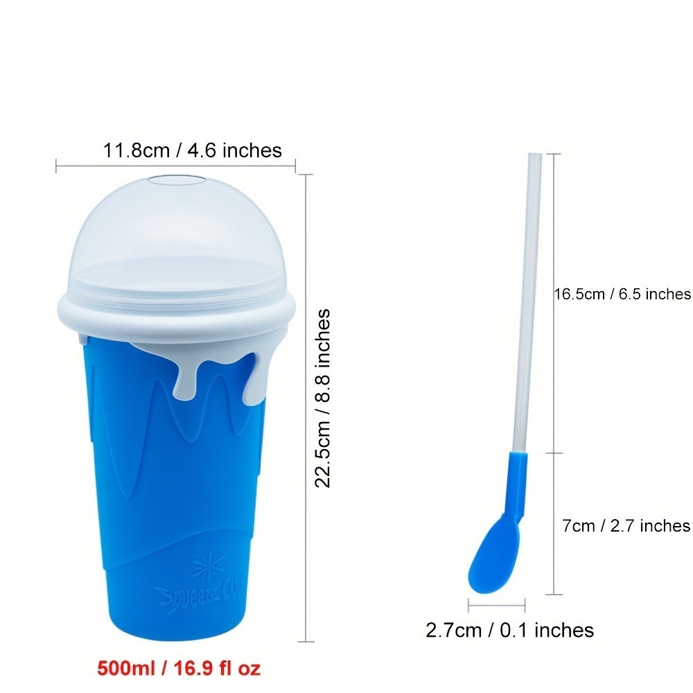 Frozen Magic Slushy Maker Cup,TIK TOK Quick Frozen Smoothies Cup,Slushy  Squeeze Cup Slushie Maker Cup Ice Cup,Cool Stuff Ice Cream Maker for Kids