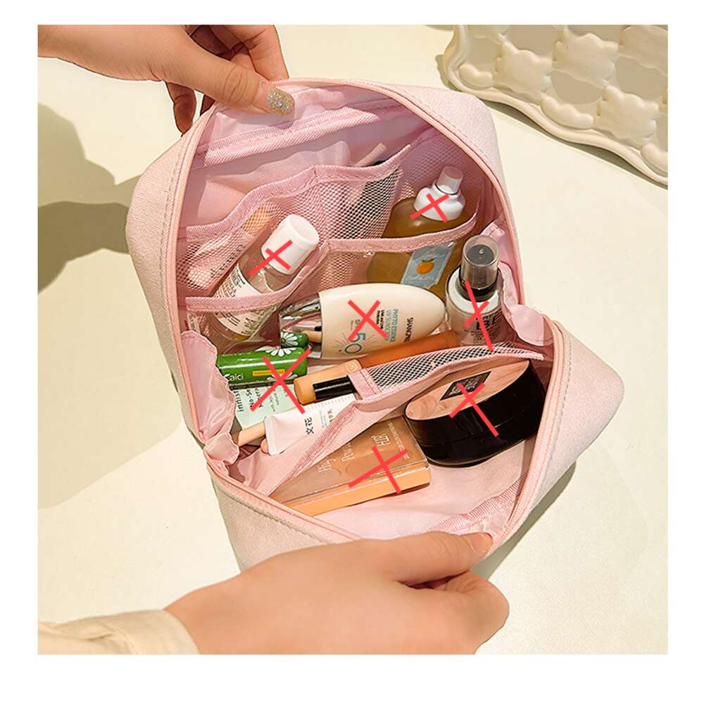 INS Warm Winter Fur Makeup Bag Women Cute Cartoon Heart Cosmetic Bag Bulk  Cosmetic Storage Bag Portable Cosmetic Children Bag