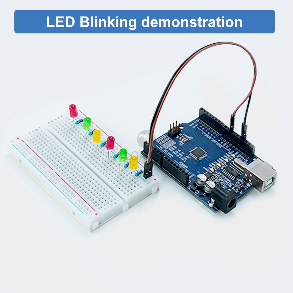 LAFVIN Basic Starter Kit for Arduino Uno R3 Projects Electronic Components  Supplies R3 Board / Breadboard DIY Electronics Kit