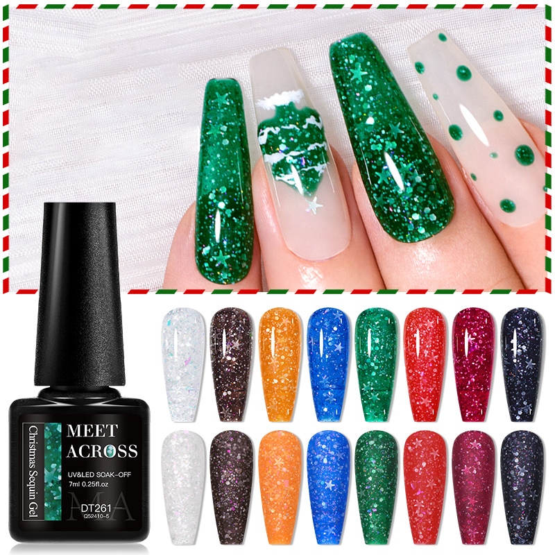 4Box 10ML Green Red Chunky Nail Glitter Bulk Sequin Christmas Decoration  DIY Manicure Accessories for Gel Nail Stylist Supplies - AliExpress