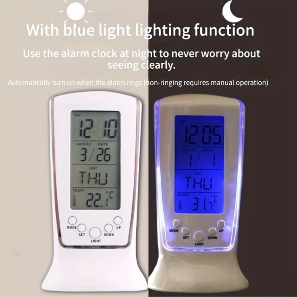 Digital Clock-Thermometer-Calendar