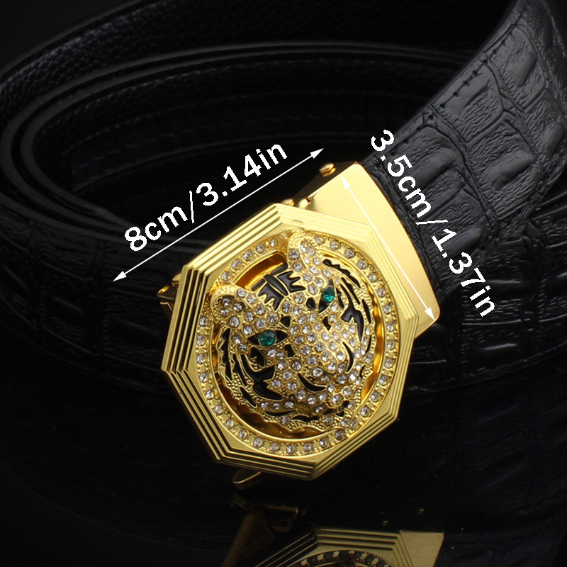 Leather Belt Strap Waistband, Tiger Genuine Leather Belt