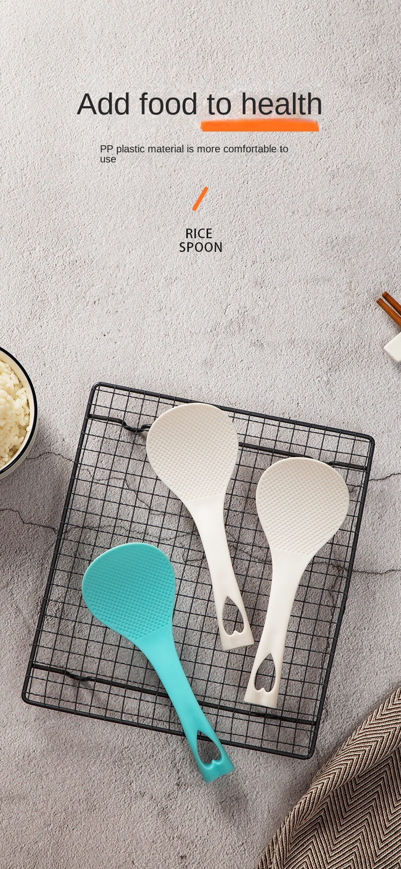 Creative Heart Shaped Vertical Rice Spoon Pp Plastic Rice Shovel Electric  Rice Pot Rice Spoon - Temu