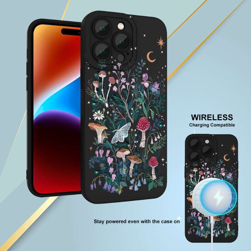 

Quiet Night Uv Printing Soft Phone Case 360 Degree Full Protection Phone Cover For Iphone 11 12 13 14 Pro Max 15 Xr X/xs 7 8 Plus Se Mini