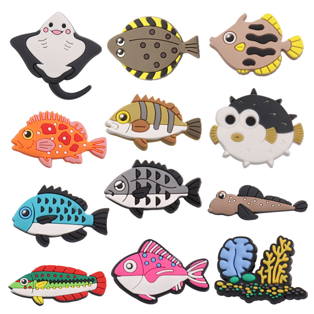 Fishing Charms For Croc Charms Clogs Sandals, Random Fish Shape Shoes  Decorations Accessories Charms - Temu Norway
