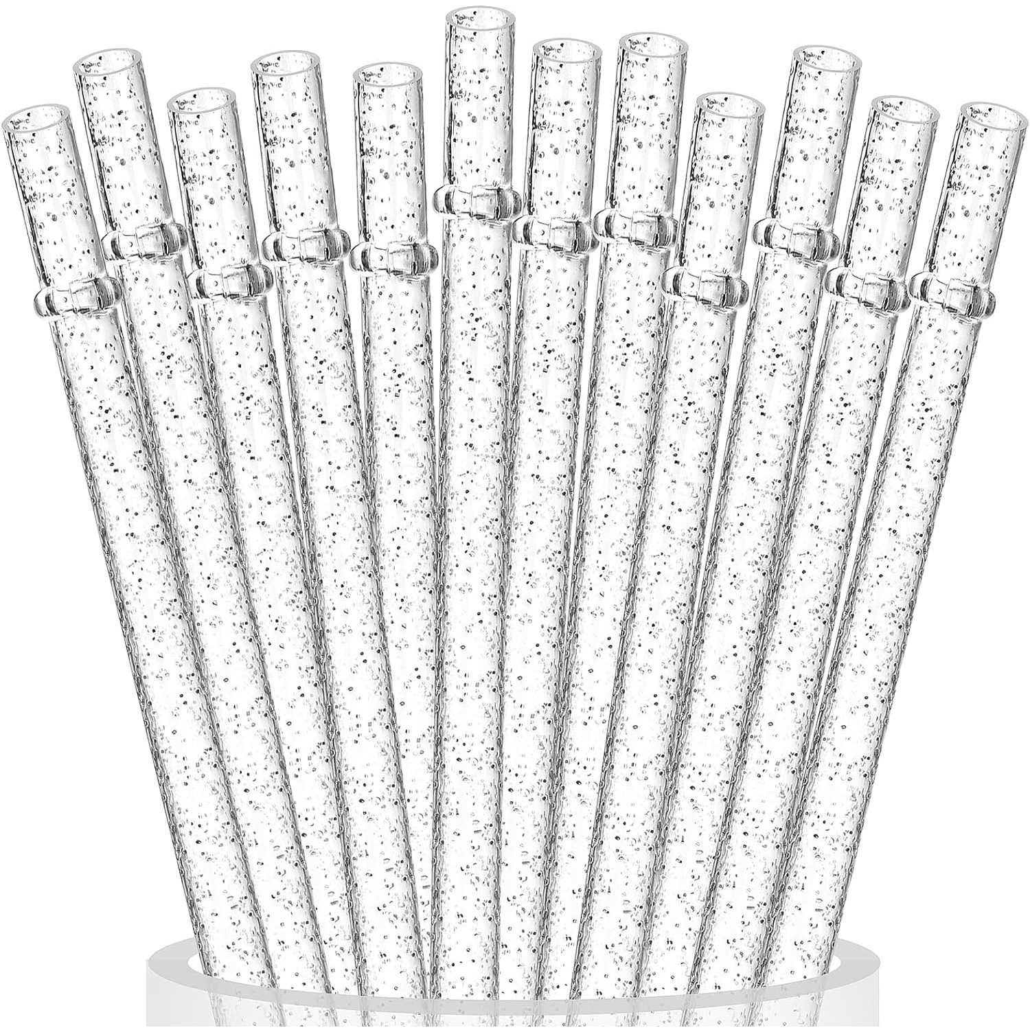 Straw, Replacement Straws For Stanley Tumbler, Long Reusable Plastic  Glitter Straws For Stanley Cup Accessories, Half Gallon Jug, With 1  Cleaning Brush, Chrismas Party Supplies - Temu