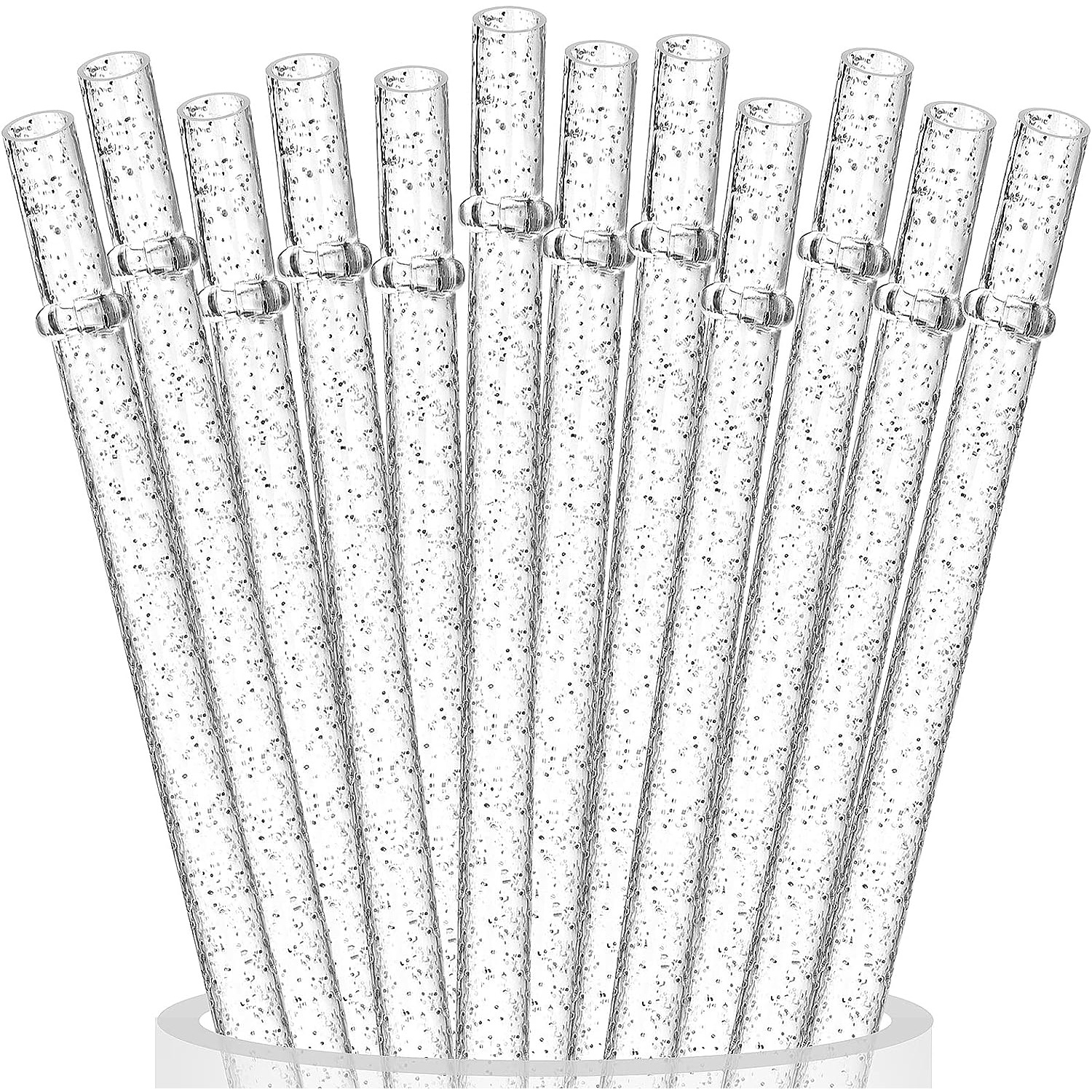 Tumbler Replacement Straw Clear Glitter Stanley 40 Oz Replacement