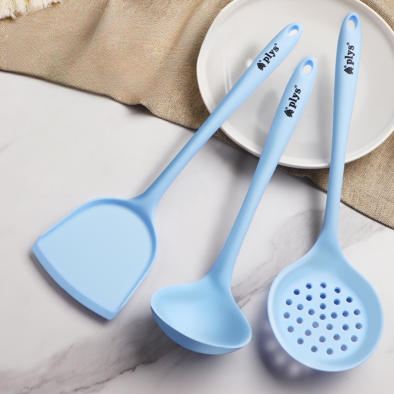 Cooking Utensils Set Silicone Spatula Soup Spoon High Temperature