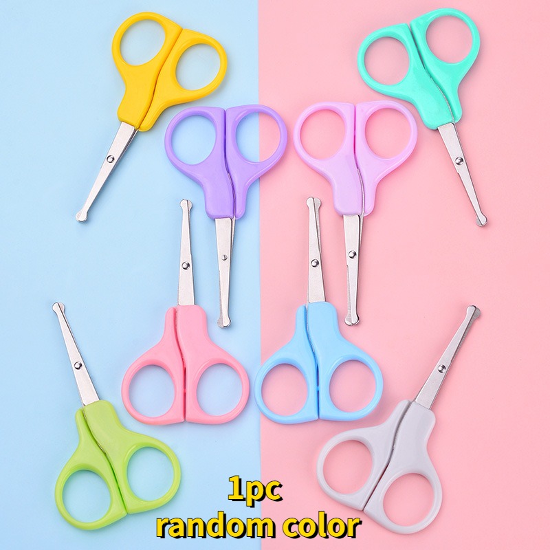 8pcs Preschool Training Scissors Plastic Playdough Scissors Safety Scissors  Handmade Art Craft Scissors Left Handed Training Spring Scissors