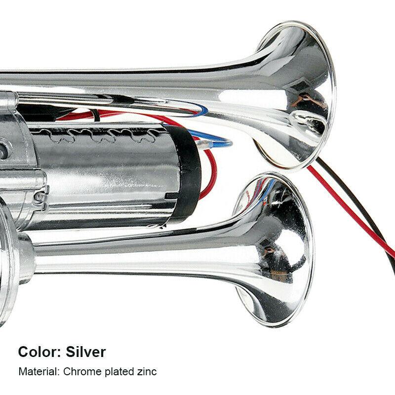 12v/24v Dual Trumpets Super Loud Electric Solenoid Valve Car - Temu