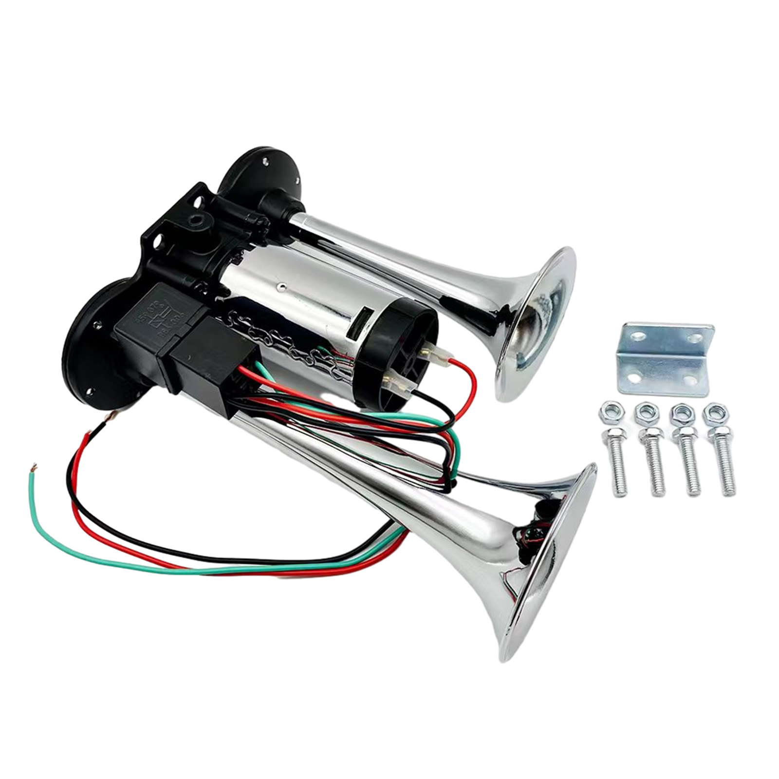 Car Air Horn Compressor Dual Trumpets Loud Car Horn Speaker - Temu