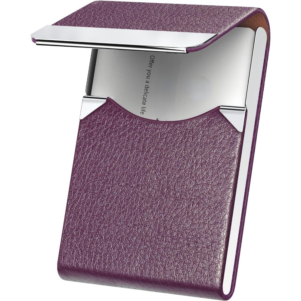 Colorful Business Card Case, Lilac