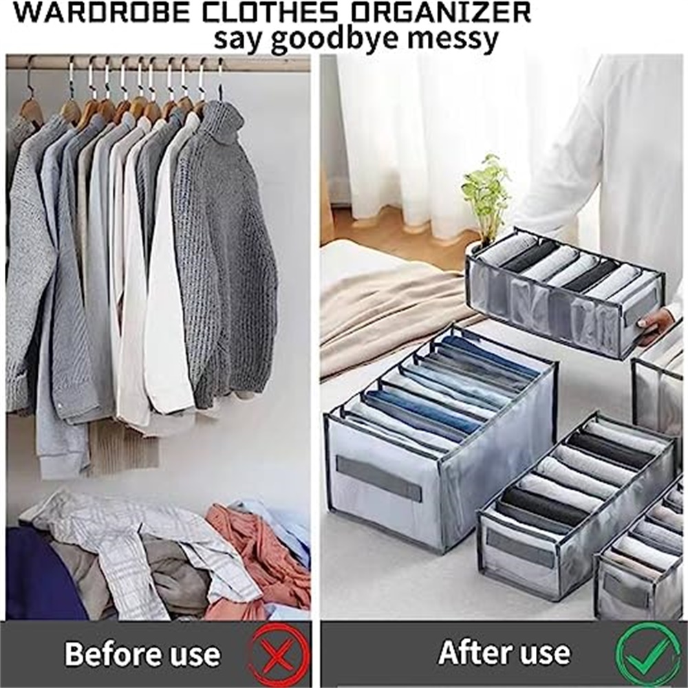 Cloth Drawer Clothes Storage Home Foldable Underwear Organizer Socks Panty  Organizer Box