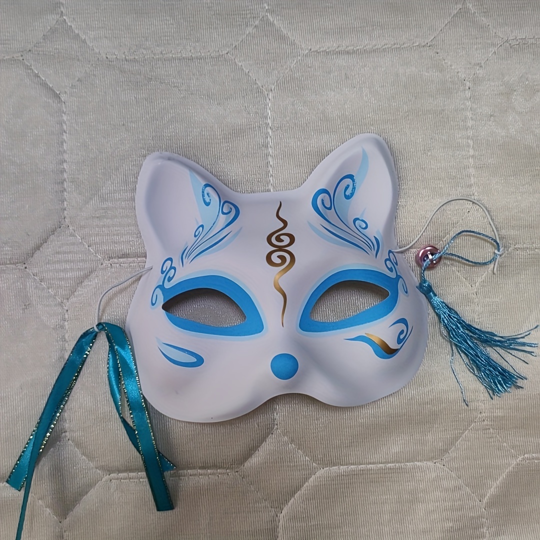 Men's Half Face Mask Fox Mask Antique Mask Cosplay Mask - Temu