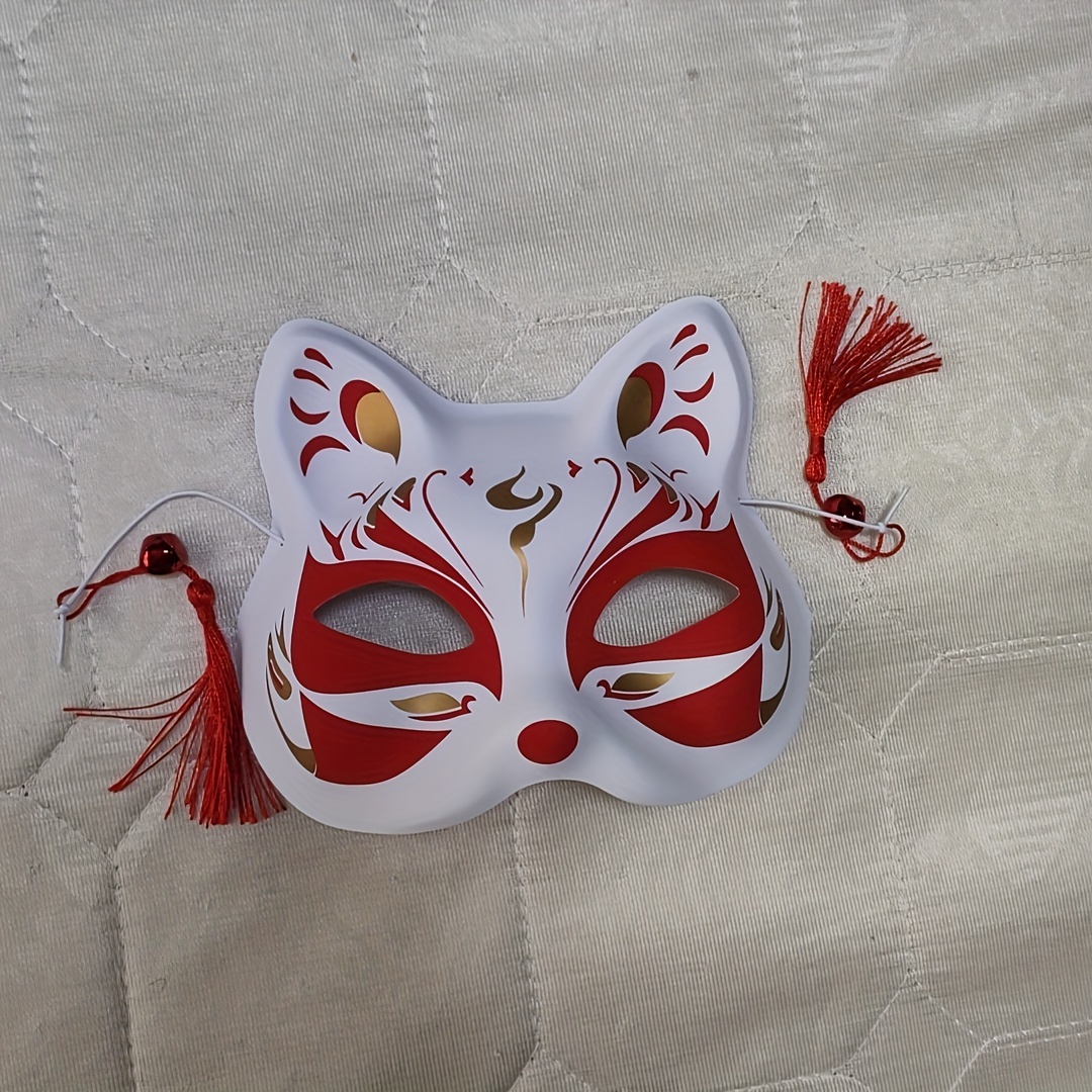 Men's Half Face Mask Fox Mask Antique Mask Cosplay Mask - Temu