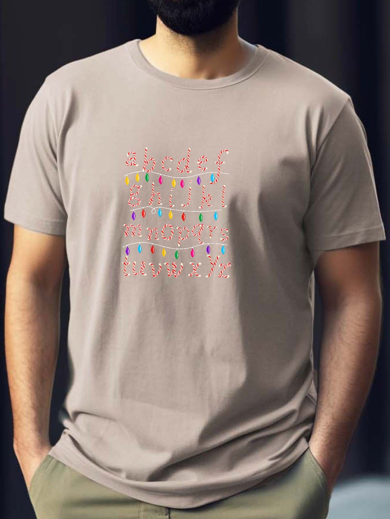 BRAILLE ALPHABET MENS T-SHIRT TEE TOP GIFT LETTERS UNIQUE