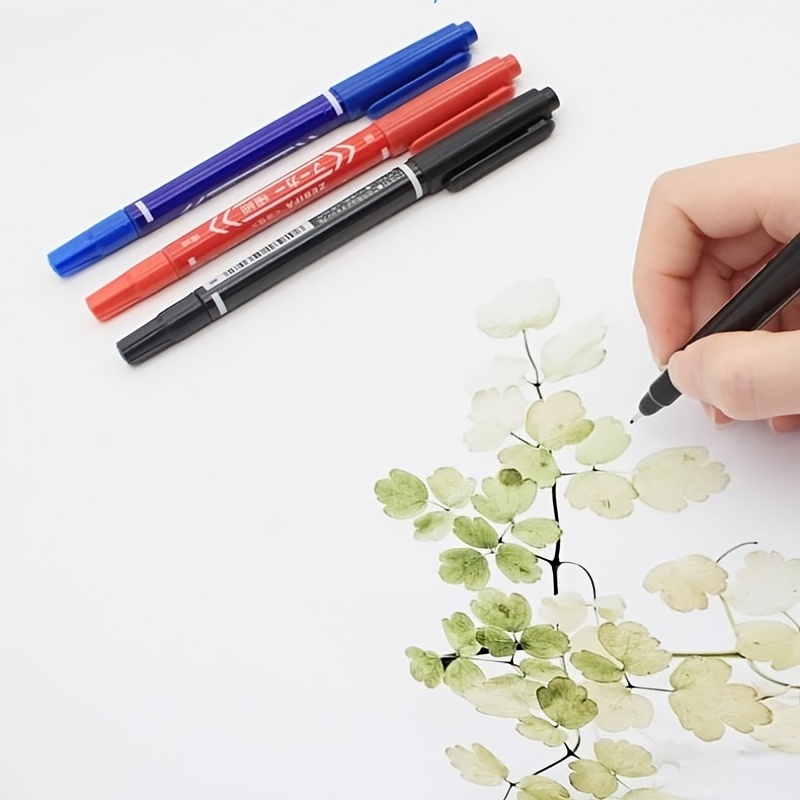 10 Pcs/lot Of Very Fine Line Color Cancel The Pen Mark Pen Drawing