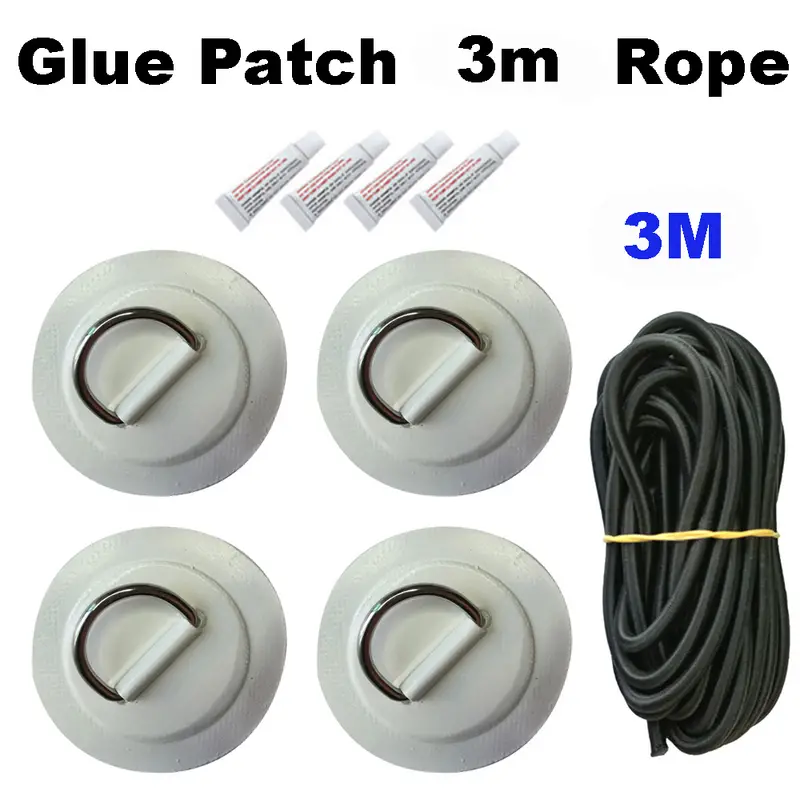 Stainless Steel D Ring Patch Kit Boat Kayak Dinghy D ring - Temu