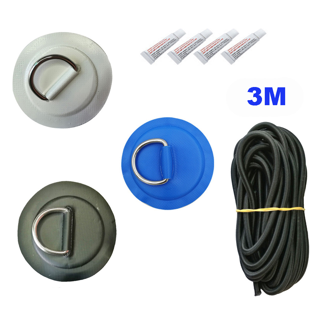 Stainless Steel D Ring Patch Kit Boat Kayak Dinghy D ring - Temu