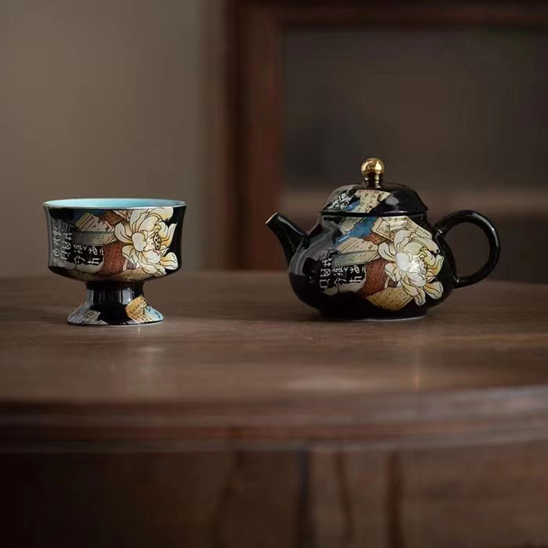 This is so flippin cool!  Tea pots, Tea pot set, Tea art