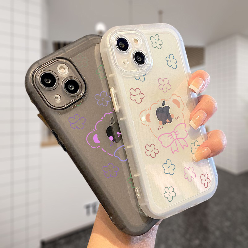 For iPhone 15 Pro Max 14 13 12 11 XR Phone Case Shockproof Cute