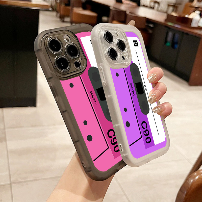 2 個 C90 グラフィック高級耐衝撃電話ケース Iphone 15 14 13 12 11