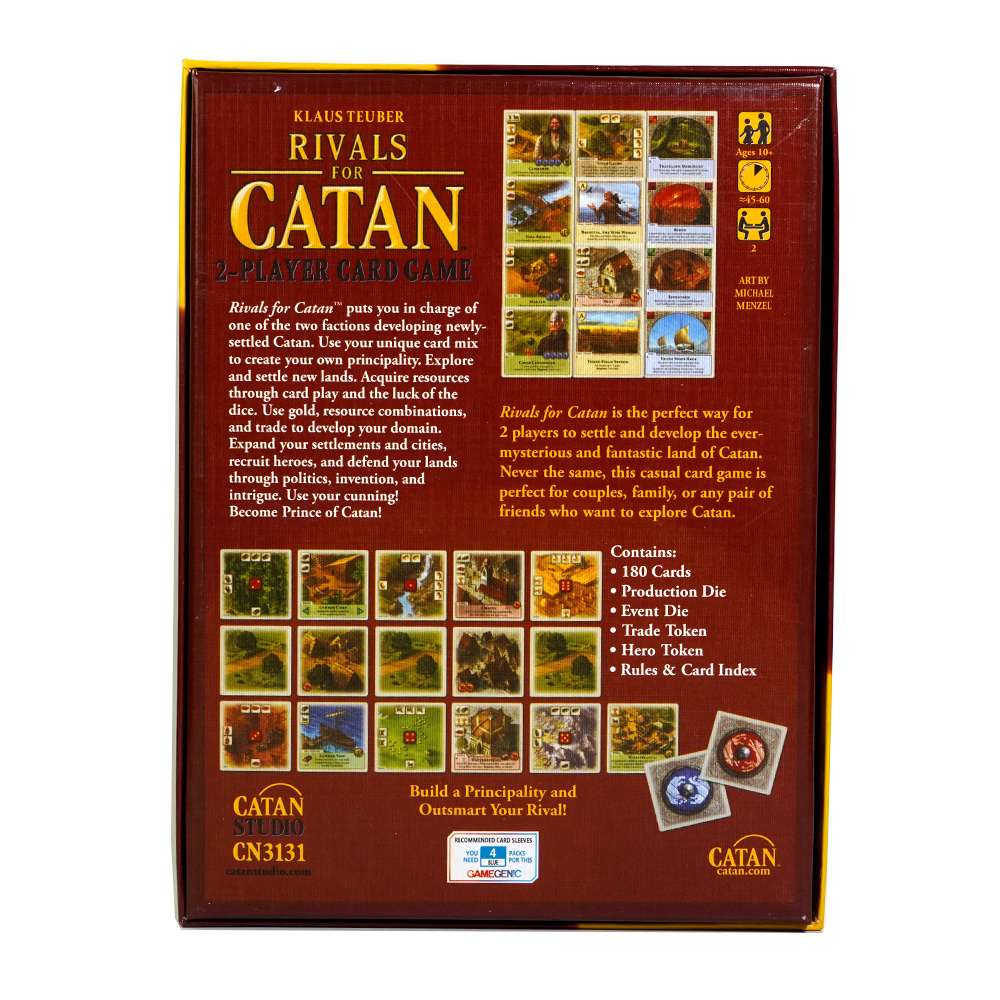 Rivals for Catan Deluxe - 2-Player Card Game