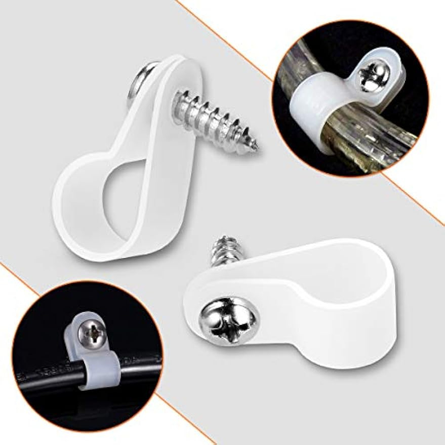 Rope Light P style Mounting Clips With Compatible Stainless - Temu