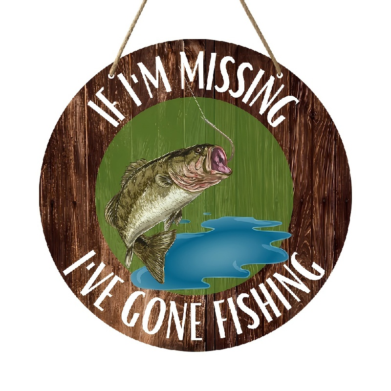 Fisherman Gift Idea, Bass Fishing Decor, Bass Wood Plaque, Cabin