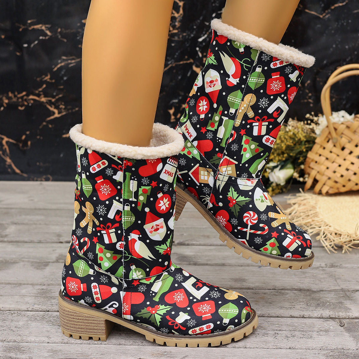 Womens clearance christmas boots