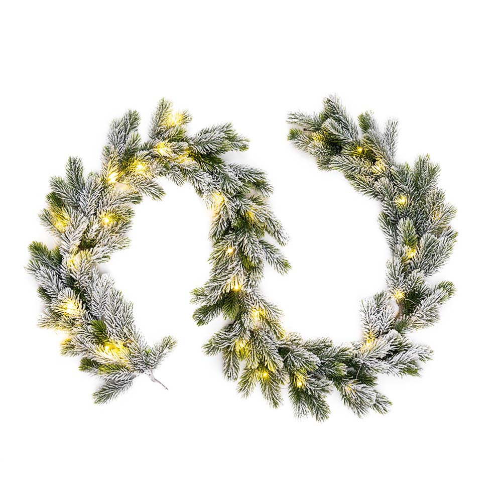 Christmas Rattan Garland Xmas Artificial Wreath White - Temu