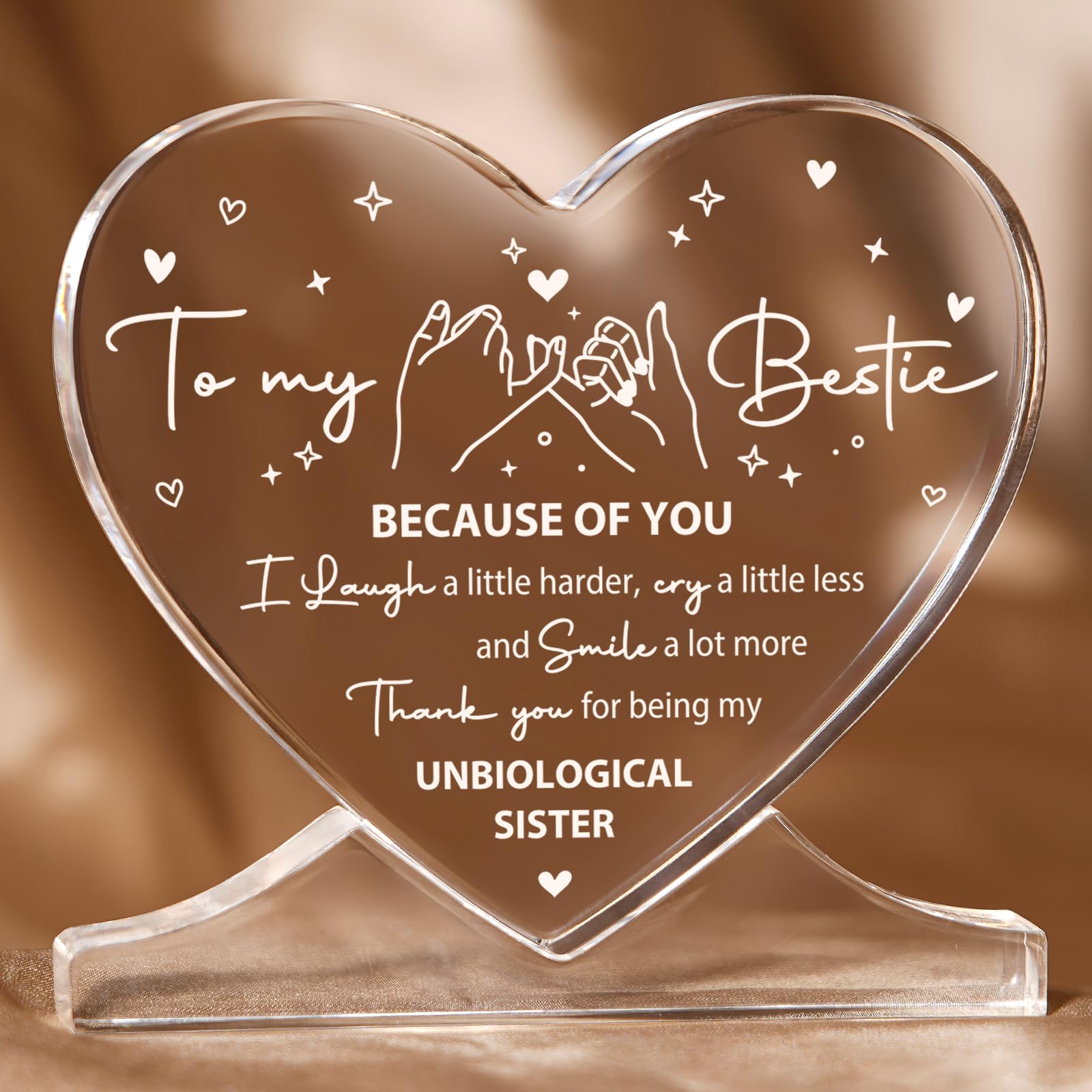 Acrylic Plaque special Friend Gifts To My Bestie Engraved - Temu