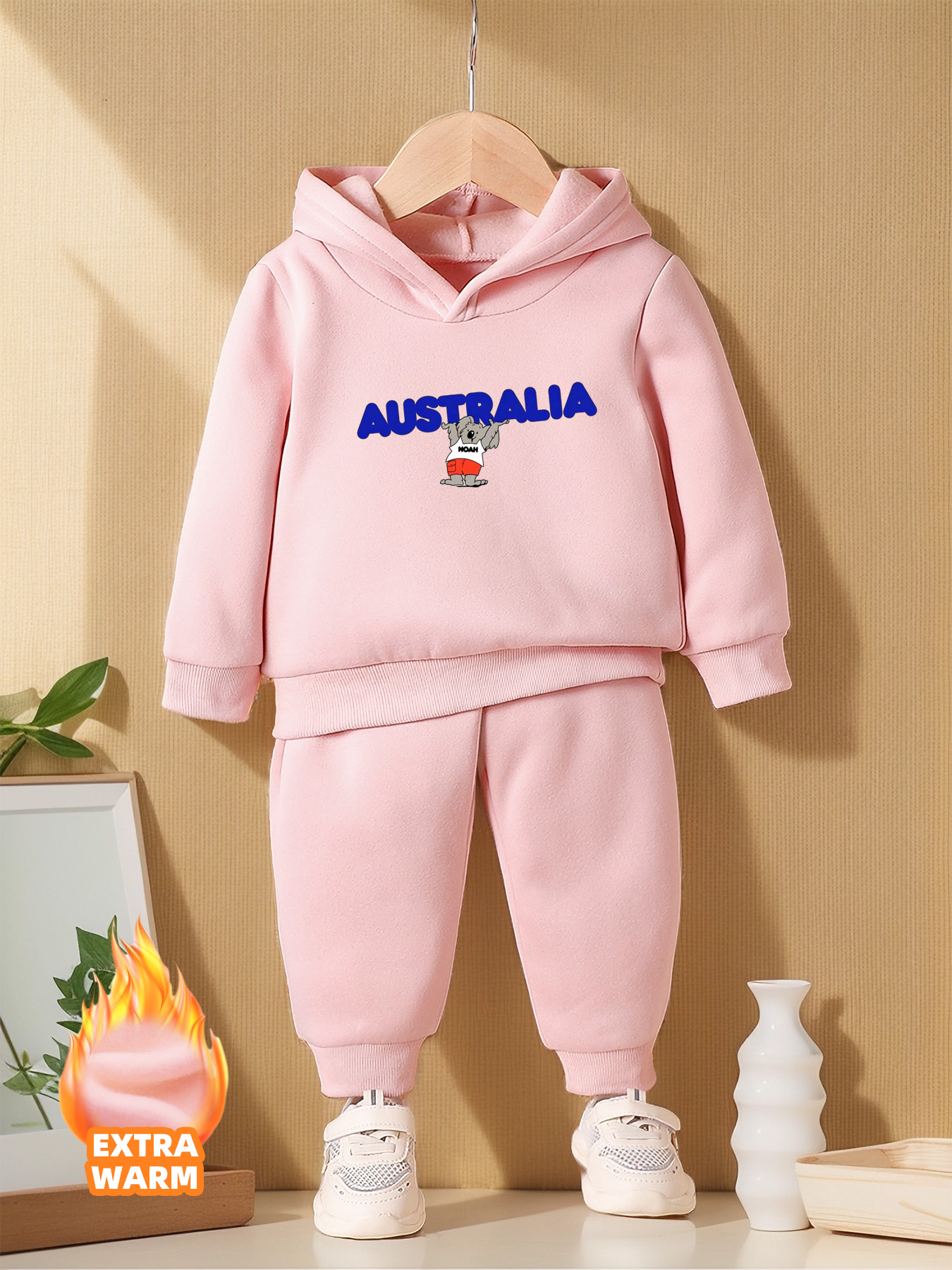 Young Girls Koala Skirt Cute Print Hooded Sweatshirt Jogger - Temu
