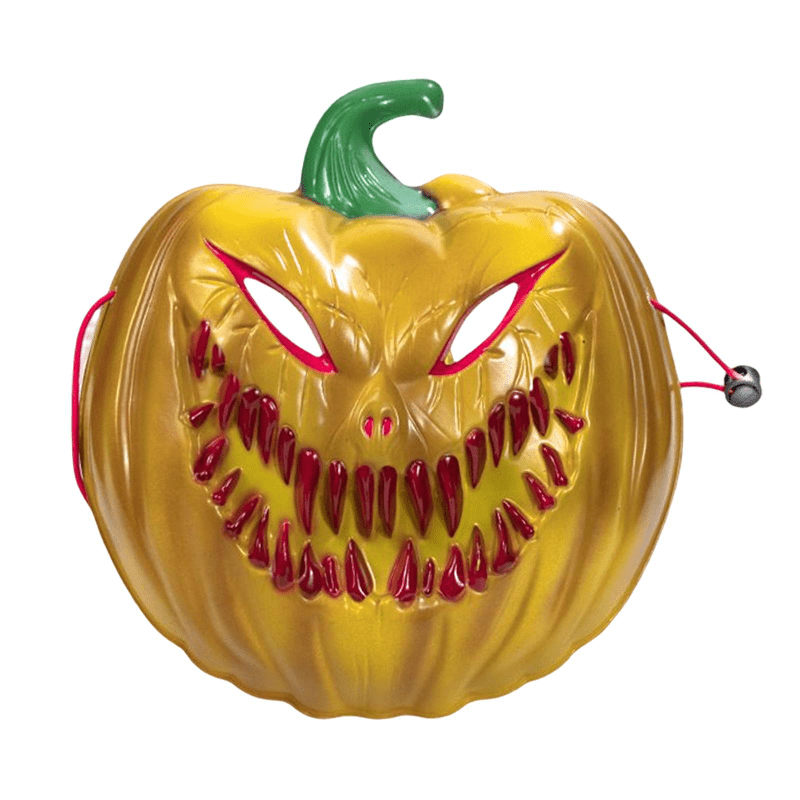 Halloween Terror Ghost Scary Pumpkin Mask, Halloween Pumpkin Face Head Masks for Cosplay,Temu