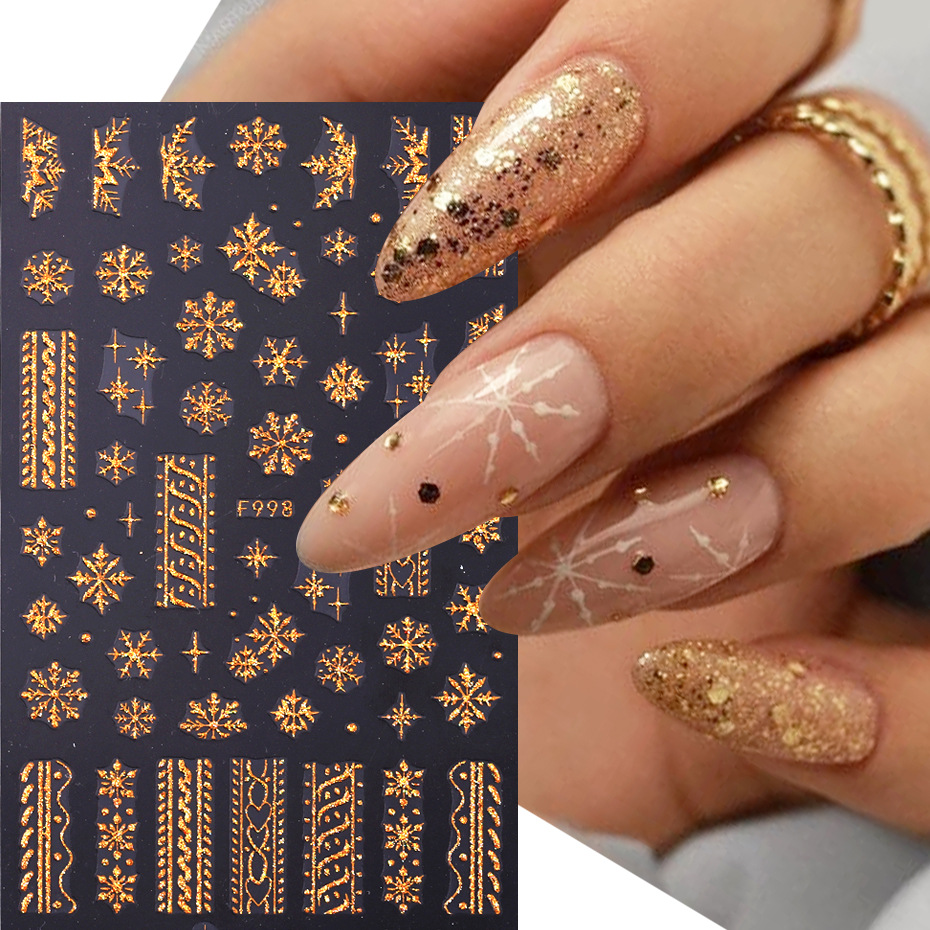 Adesivi Nail Art Natalizi Decalcomanie Nail Art Design - Temu Italy